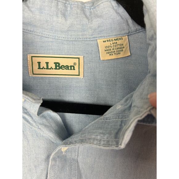 L.L. Bean 90s Embroidered Angel Celestial Denim Jean Shirt Blouse 2X Womens - Picture 5 of 7